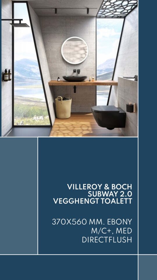 V&B Subway 2.0 Vegghengt toalett | VVSkupp.no