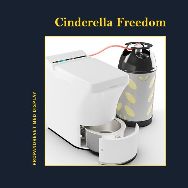 Cinderella Freedom Forbrenningstoalett Freedom, Propandrevet, med display | VVSkupp.no